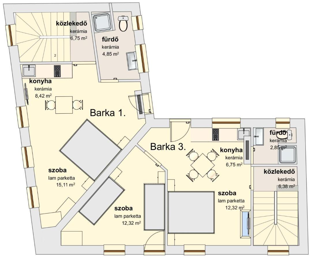 Barka Apartman Έγκερ Εξωτερικό φωτογραφία